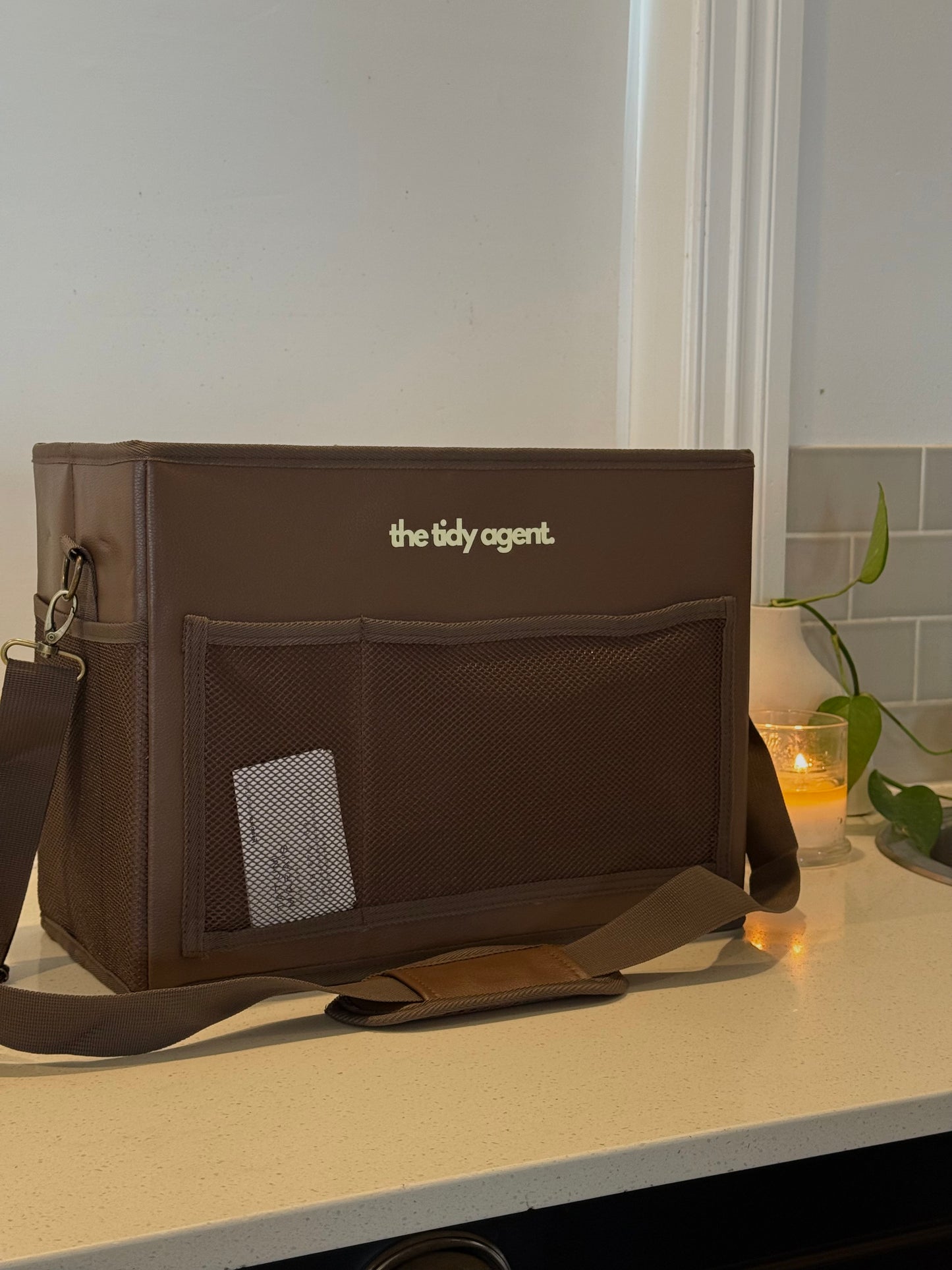 Crafted Vegan Leather Carry Bag