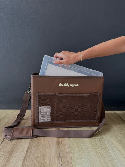 Crafted Vegan Leather Carry Bag